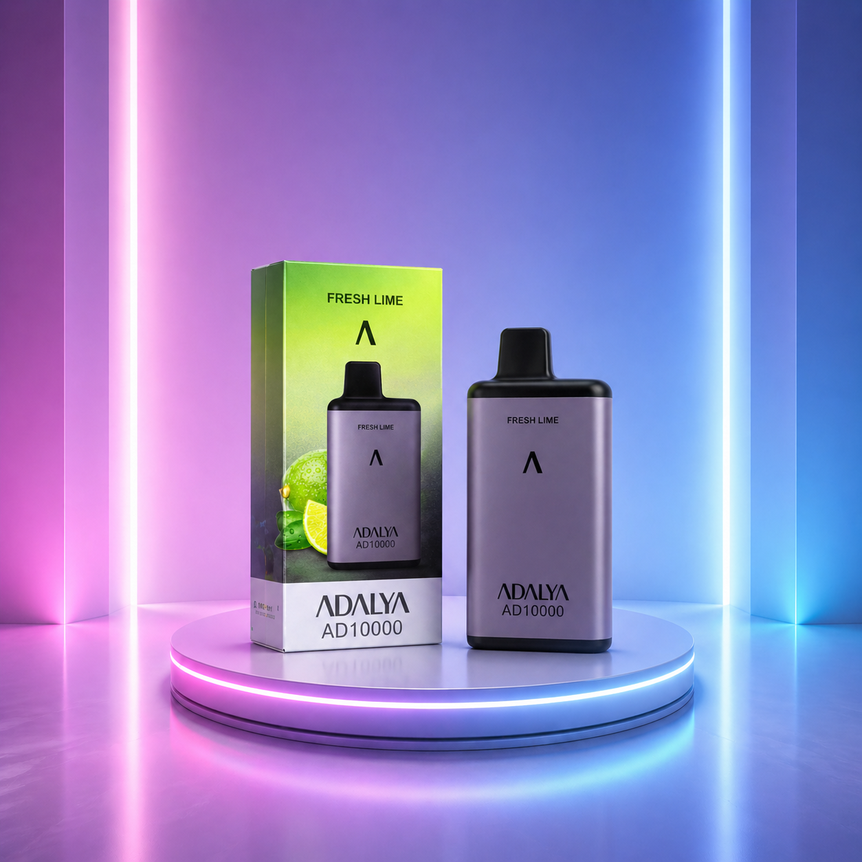 Adalya AD10000 10K - vape descartável com 10000 puffs e sabor Fresh Lime